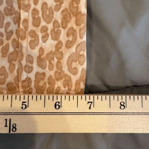 Anthropologie Wanderer Utility Pants Belted Leopard Print Stretch Size 29 - Picture 16 of 16